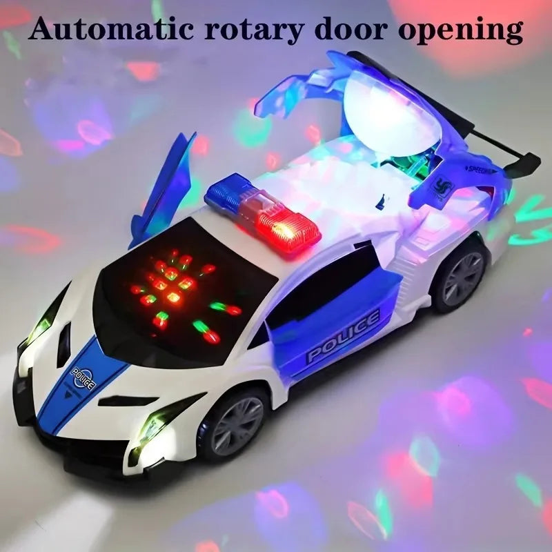 Kappababy™ 360° Rotating Police Car Toy