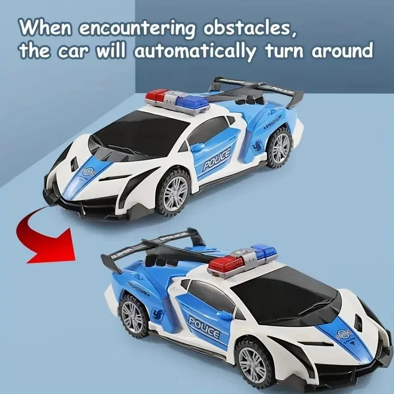 Kappababy™ 360° Rotating Police Car Toy