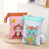 Kappababy™ 1PC Cute Dinosaur Fox Bear Prints Wet Dry Bags for Diapers