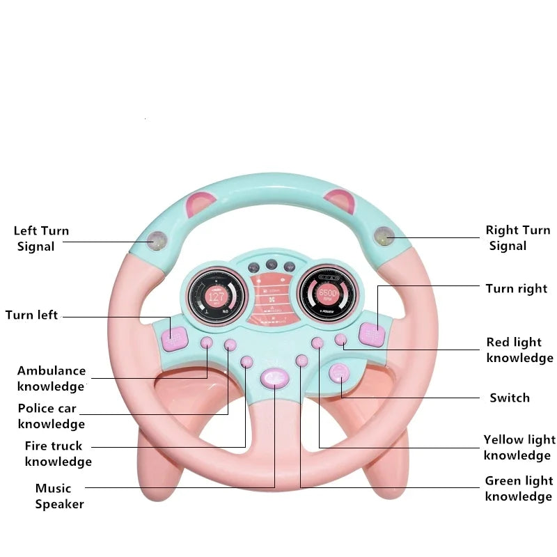 Kappababy™ Children Simulation Steering Wheel Toy