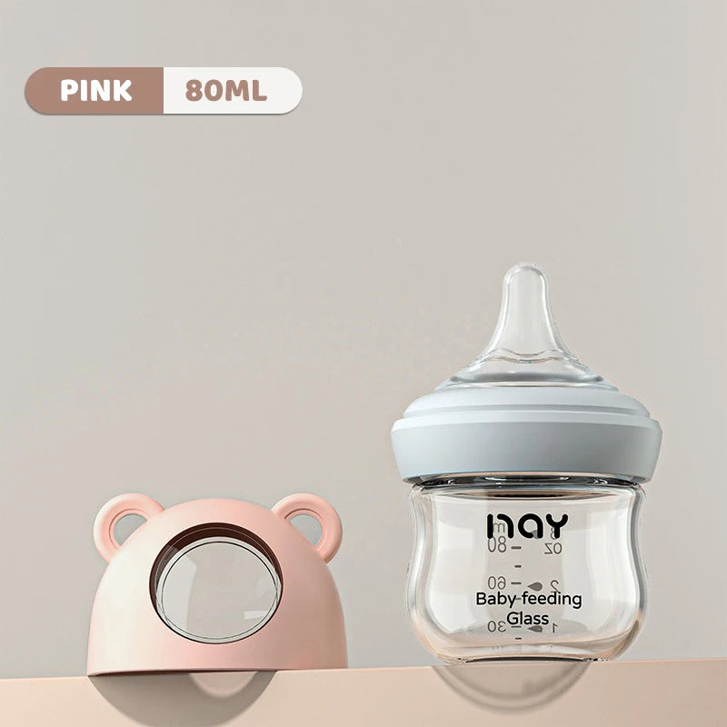 Kappababy™ 0-3 Month Glass Bottle Newborn Glass Feeding Bottle