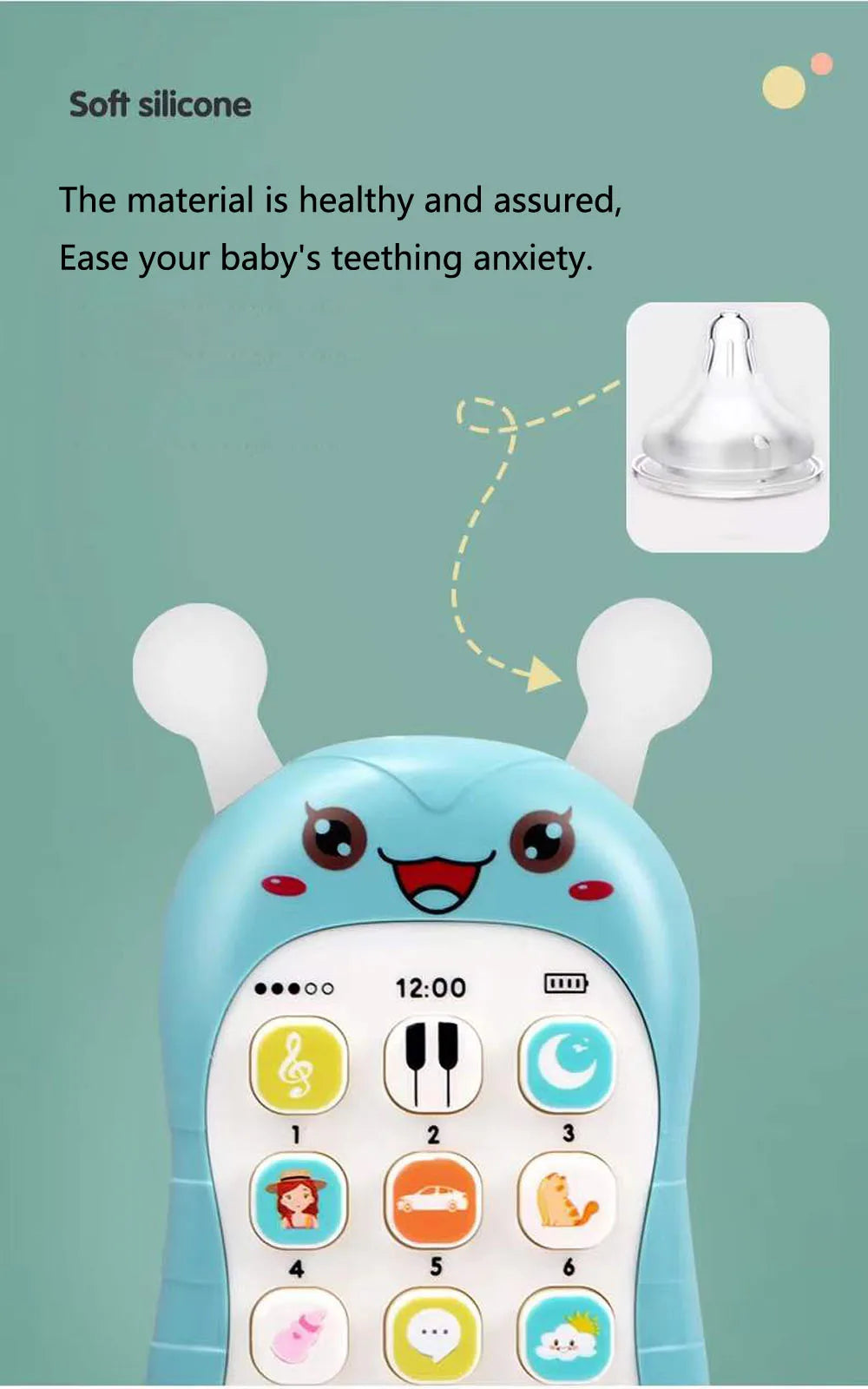 Kappababy™ Baby Toy Early Education Telephone