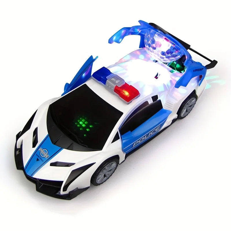 Kappababy™ 360° Rotating Police Car Toy