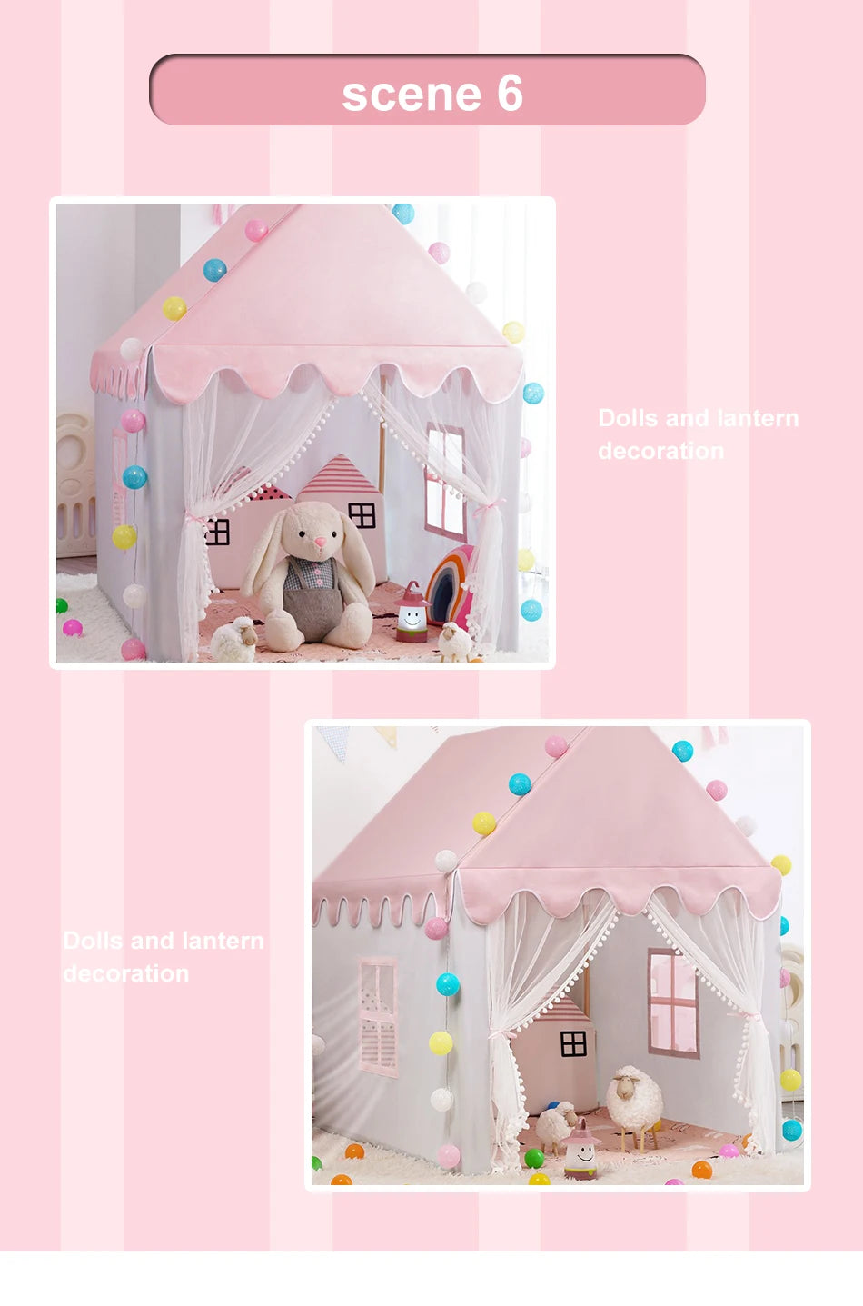 Kappababy™ 1.35M Large Children Toy Tent