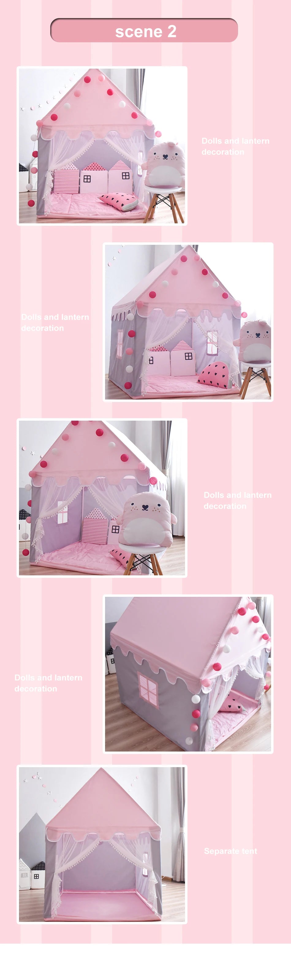 Kappababy™ 1.35M Large Children Toy Tent