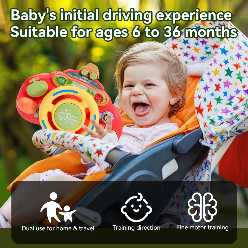 Kappababy™ Baby Simulation Driving Car Steering Wheel