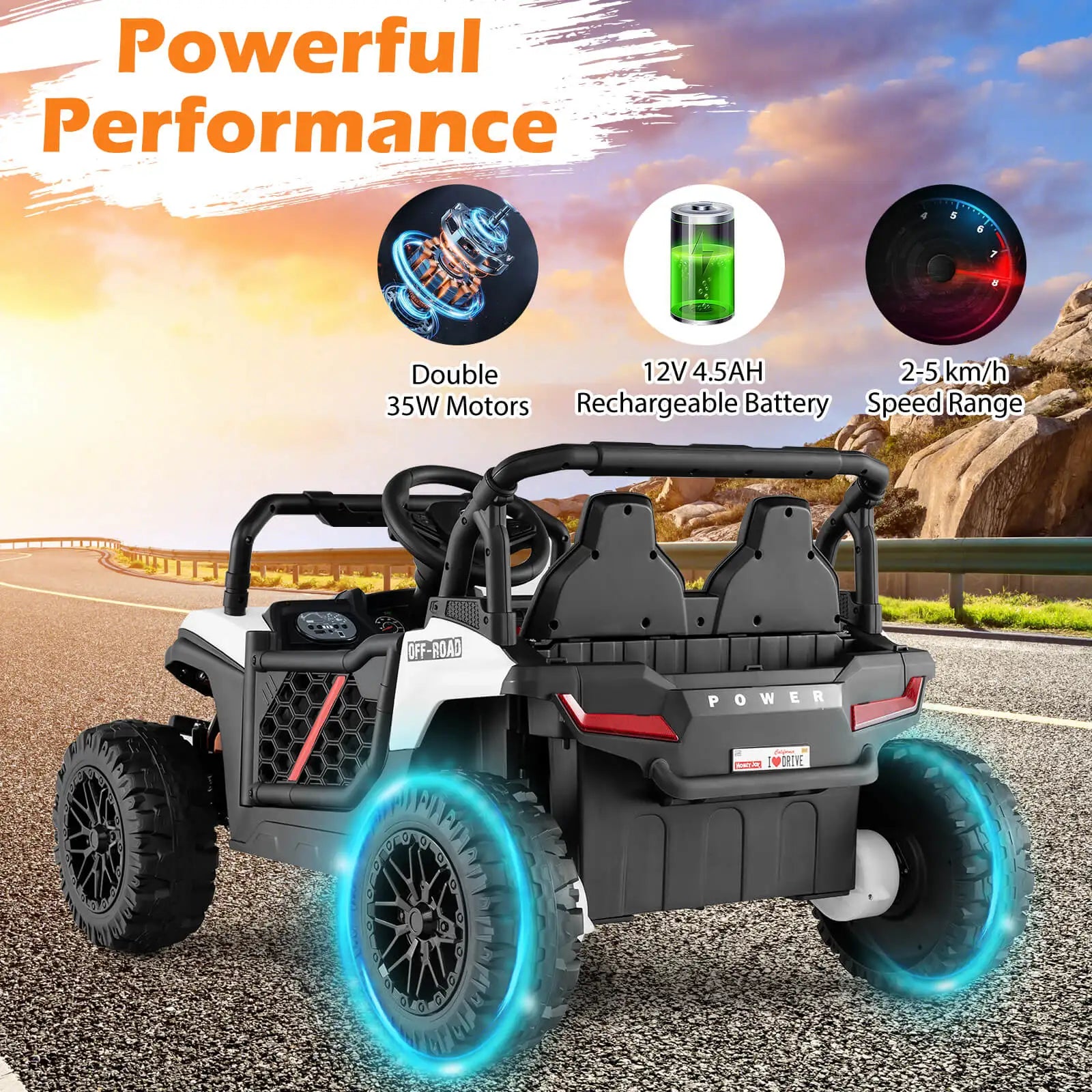 Kappababy™ 12V Kids Ride on Truck