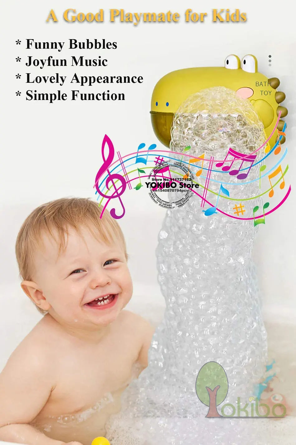 KAPPABABY™Baby Bath Bubble Toy