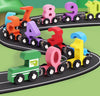 Kappababy™ Wooden Train Set Toddlers