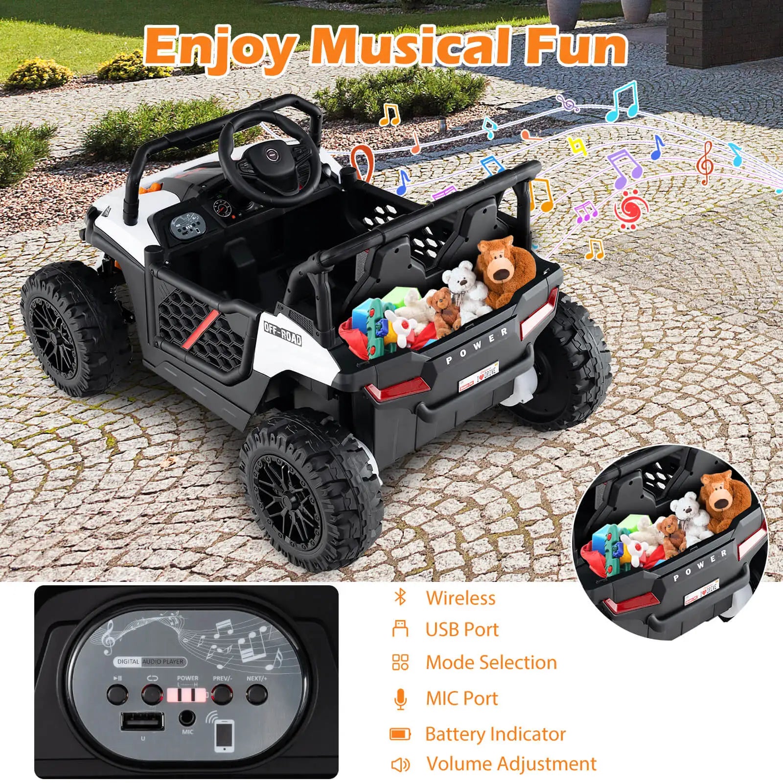 Kappababy™ 12V Kids Ride on Truck