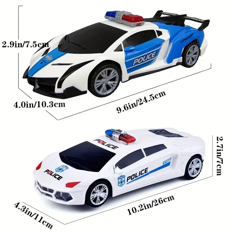 Kappababy™ 360° Rotating Police Car Toy